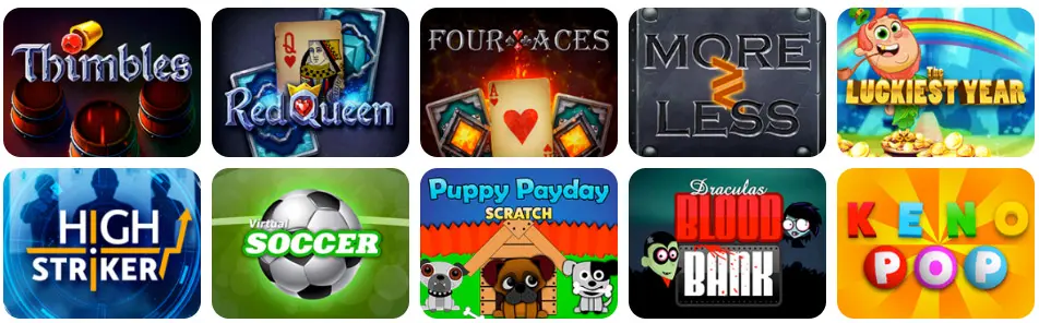 Jeux en ligne Tip Top Casino